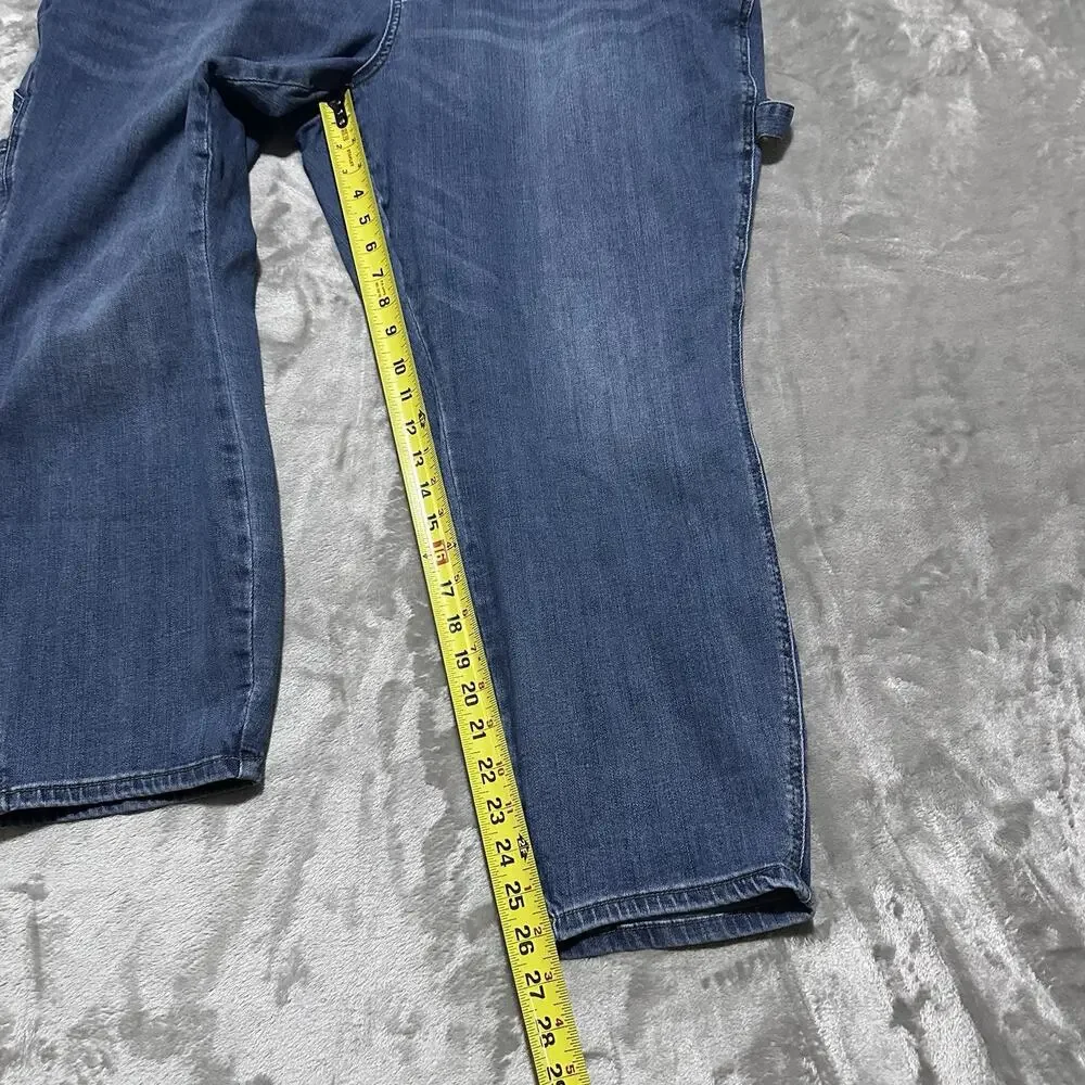 Judy Blue Womens 24W Jeans LOT of 2 Slim Fit Carpenter Blue Skinny Fit Capri Blk - Picture 5 of 16